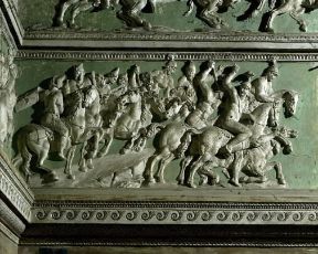 Stucco. Il trionfo dell'imperatore Sigismondo di F. Primaticcio (Mantova, Palazzo del TÃ©).De Agostini Picture Library/A. De Gregorio