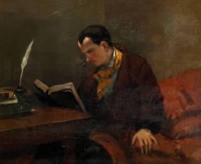 Charles Baudelaire in un ritratto di G. Courbet (Montpellier, MusÃ©e Fabre).De Agostini Picture Library/G. Dagli Orti