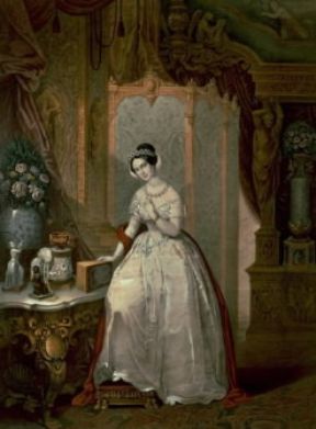 Maria Adelaide d'Asburgo-Lorena, regina di Sardegna (Torino, Museo del Risorgimento).De Agostini Picture Library/A. De Gregorio