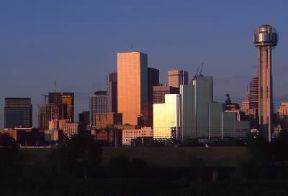 Texas. Veduta dei grattacieli di Dallas, la principale metropoli texana.De Agostini Picture Library/G. SioÃ«n