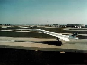 Concorde in fase di decollo.Air France