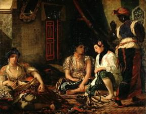 EugÃ¨ne Delacroix . Le donne d'Algeri (1834; Parigi, Louvre).De Agostini Picture Library/J.E.Bulloz
