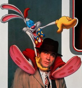 Cinema d'animazione. Fotogramma di Chi ha incastrato Roger Rabbit di R.Zemeckis.De Agostini Picture Library