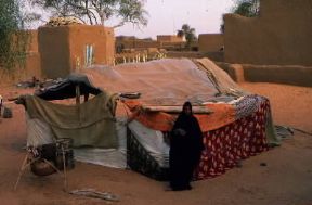 Mauritania. Scorcio dell'abitato di TÃ¢mchekket.De Agostini Picture Library/G. SioÃ«n