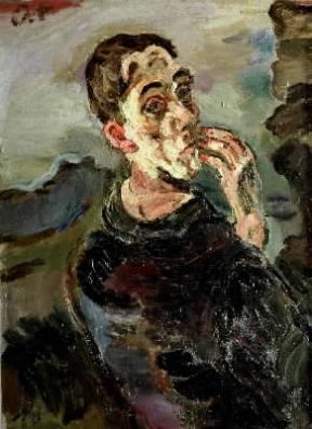 Oskar Kokoschka. Autoritratto con mano davanti (1918-19; Vienna, Collezione Rudolf Leopold).De Agostini Picture Library/E. Lessing