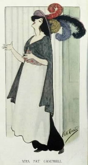 Pigmalione . Bozzeto per il costume della protagonista femminile realizzato per l'allestimento londinese del 1914 (Londra, Theatre Museum).De Agostini Picture Library/A. C. Cooper
