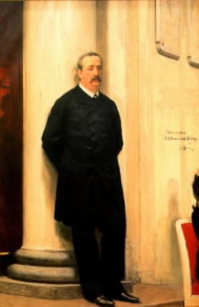 Aleksandr Porfirevic Borodin in un ritratto di I. Repin.Novosti