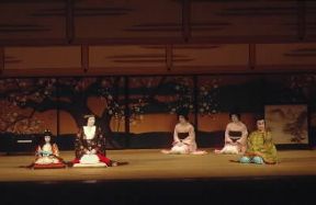 Giappone. Scena tratta da una rappresentazione teatrale kabuki.De Agostini Picture Library/G. Nimatallah