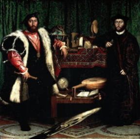 Hans Holbein il Giovane. Gli ambasciatori (Londra, National Gallery).Londra, National Gallery