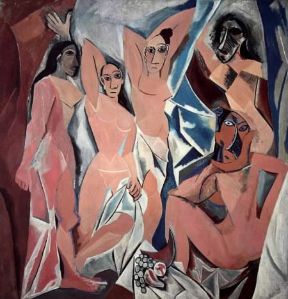 Pablo Ruiz Picasso. Les demoiselles d'Avignon (1907; New York, Museum of Modern Art).New York, Museum of Modern Art