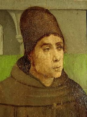 Giovanni Duns Scoto in un ritratto di Giusto di Gand (sec. XV; Urbino, Pinacoteca).De Agostini Picture Library/A. Dagli Orti