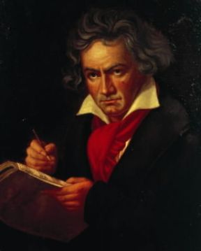 Ludwig van Beethoven in un ritratto di K. J. Stieler (Bonn, Beethoven Haus).De Agostini Picture Library/A. Dagli Orti