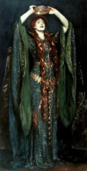 Macbeth. EllenTerry nel ruolo di Lady Macbeth in un ritratto di J. S. Sargent (Londra, Tate Gallery).Londra, Tate Gallery