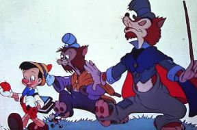 Walt Disney . Un fotogramma del film Pinocchio.Walt Disney Production