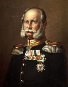 Guglielmo I , imperatore di Germania e re di Prussia (Trieste, Castello di Miramare).De Agostini Picture Library / G. Dagli Orti