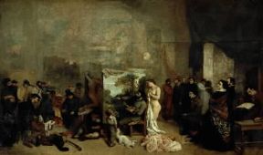 Gustave Courbet. L'atelier del pittore (Parigi, MusÃ©e d'Orsay).De Agostini Picture Library / G. Dagli Orti