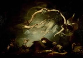 Romanticismo. Il sogno del pastore di J. H. FÃ¼ssli (Londra, Tate Gallery).Londra, Tate Gallery