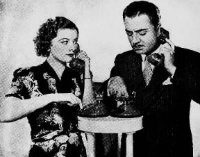 William Powell e Myrna Loy in una scena di Sposiamoci in quattro (1937) di R. Thorpe.De Agostini Picture Library