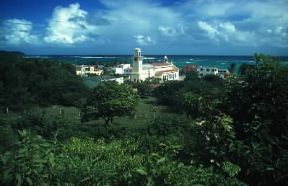 Guadalupa. Veduta di Capesterre nell'isola di Marie-Galante.De Agostini Picture Library / C. Rives