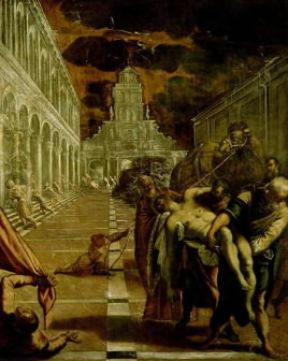 Iacopo Robusti detto il Tintoretto. Il trafugamento del corpo di San Marco (Venezia, Gallerie dell'Accademia).De Agostini Picture Library