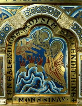 Oreficeria . Una delle placche dell'altare di Klosterneuburg realizzate da Nicolas de Verdun.De Agostini Picture Library/G. Dagli Orti
