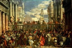 Paolo Caliari detto il Veronese. Nozze di Cana (Parigi, Louvre).De Agostini Picture Library/G. Dagli Orti
