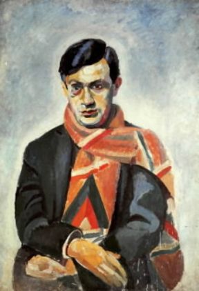 Tristan Tzara in un ritratto di R. Delaunay (Parigi, Collezione S. Delaunay).Parigi, Collezione S. Delaunay
