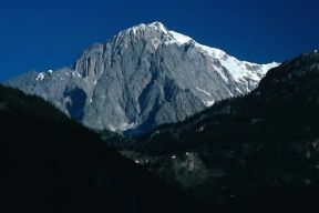 Valle d'Aosta. Veduta del Monte Bianco.De Agostini Picture Library/S. Vannini