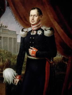 Federico Guglielmo III in un dipinto di E. Gabaner (Aquisgrana, Stadt Museum).De Agostini Picture Library/A. Dagli Orti