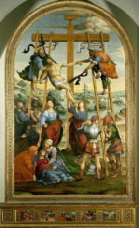 Giovanni Antonio Bazzi detto il Sodoma . Deposizione dalla Croce (Siena, Pinacoteca).De Agostini Picture Library/G. Dagli Orti