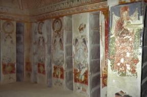 Palmira . Pareti affrescate nella tomba detta dei Tre Fratelli.De Agostini Picture Library/C. Sappa