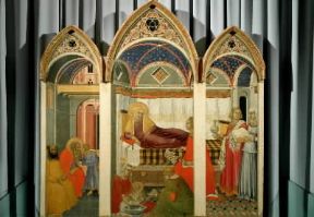 Pietro Lorenzetti. NativitÃ  della Vergine (Siena, Museo dell'Opera).De Agostini Picture Library/G. Dagli Orti