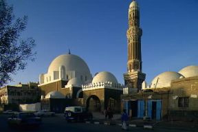 Yemen. La moschea di al-Bakiryyah a San'a. La religione di Stato Ã¨ quella musulmana.De Agostini Picture Library/L. Romano