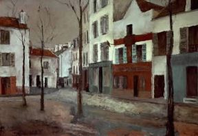 Maurice Utrillo. Place du Tertre (Londra, Tate Gallery).Londra, Tate Gallery
