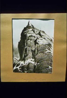 Alpinismo. La conquista del Cervino in un'illustrazione di G. P. DorÃ© (Cervinia, Museo delle Guide).De Agostini Picture Library/2P