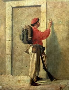 Garibaldino della spedizione dei Mille (Palermo, Museo del Risorgimento).De Agostini Picture Library/A. Dagli Orti
