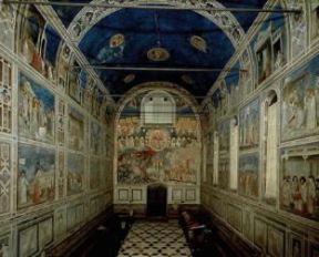 Italia . L'interno della Cappella degli Scrovegni a Padova.De Agostini Picture Library