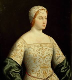 Laura. La donna amata da Petrarca in un dipinto di scuola italiana del sec. XVI (Ambras, Castello).Ambras, Castello