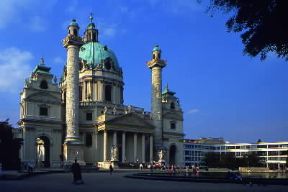 Vienna. La chiesa di San Carlo.De Agostini Picture Library/G. Veggi