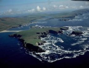 Isole Shetland . Veduta aerea delle isole.PUBBLIAERFOTO