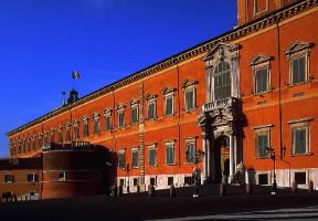 Roma. La facciata del palazzo del Quirinale.De Agostini Picture Library / W. Buss