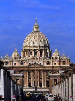 Roma. La basilica di S. Pietro in Vaticano.De Agostini Picture Library / W. Buss
