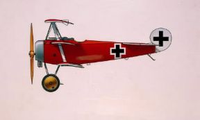 Aeroplano. Disegno di un Fokker Dr I.De Agostini Picture Library