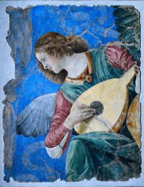 Angelo rinascimentale di Melozzo da ForlÃ¬ (Roma, Pinacoteca Vaticana).De Agostini Picture Library/G. Nimatallah