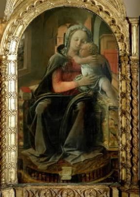 Filippo Lippi. Madonna di Corneto Tarquinia (Roma, Galleria Nazionale d'Arte Antica).De Agostini Picture Library/G. Nimatallah