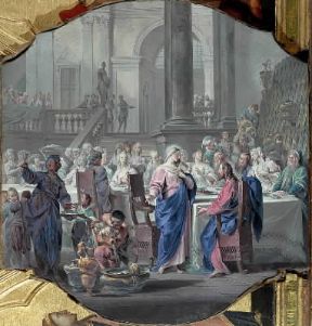 Vittorio Maria Bigari . Nozze di Cana (Bologna, Pinacoteca Nazionale).De Agostini Picture Library