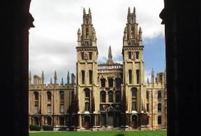 College. Il Trinity College di Oxford.De Agostini Picture Library / G. Wright