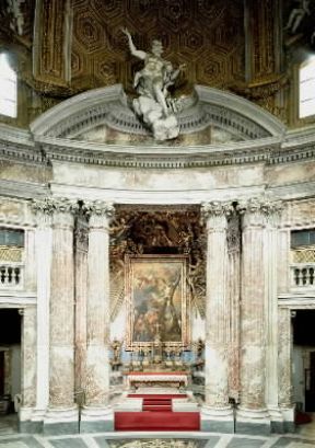 Gian Lorenzo Bernini. L'interno della chiesa di S. Andrea al Quirinale a Roma.De Agostini Picture Library/G. Nimatallah