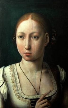 Giovanna di Castiglia, detta la Pazza in un dipinto di Juan de Flandes (Vienna, Kunsthistorisches Museum).De Agostini Picture Library / G. Nimatallah