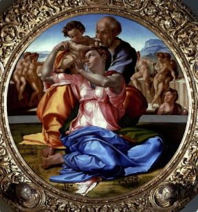 Michelangelo Buonarroti. Tondo Doni (Firenze, Uffizi).De Agostini Picture Library/G. Nimatallah